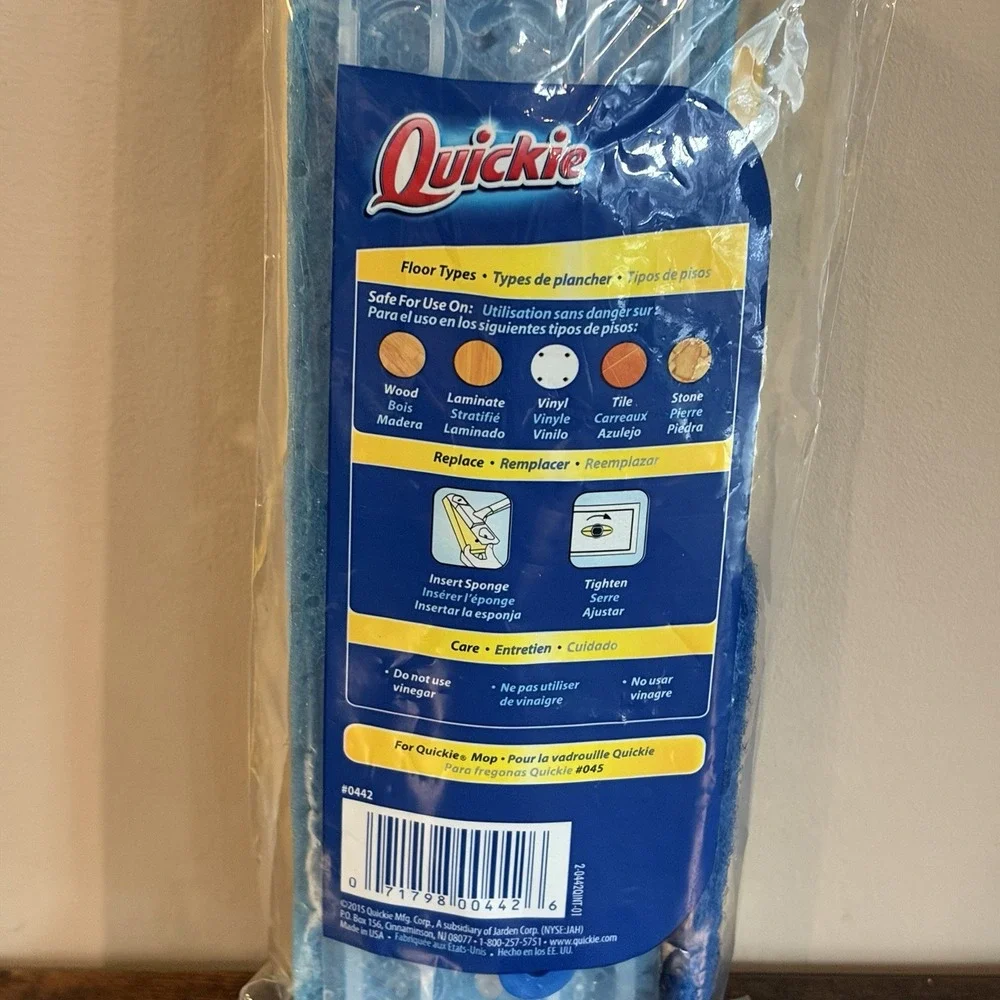 Quickie Clean Squeeze Sponge Mop Refill Type S #045 Replacement Discontinued
